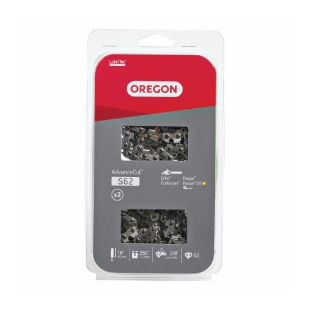 Oregon 2PK 18 C Loop Chain S62T